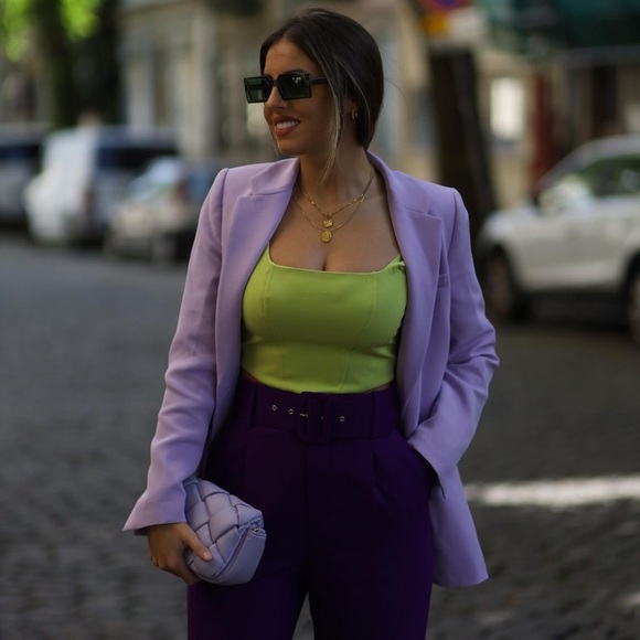 ZARA Blazer Purple - Picture 3 of 5